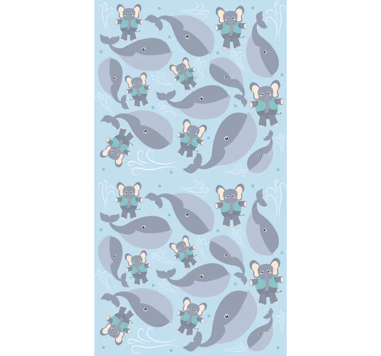 Store enrouleur chambre bébé animaux joueurs - TenStickers