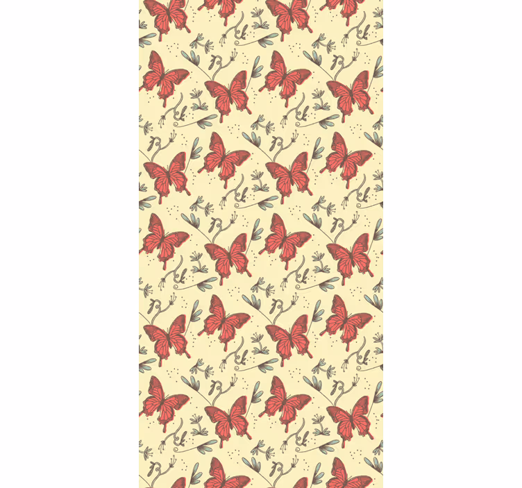 Store enrouleur papillons style jardin - TenStickers