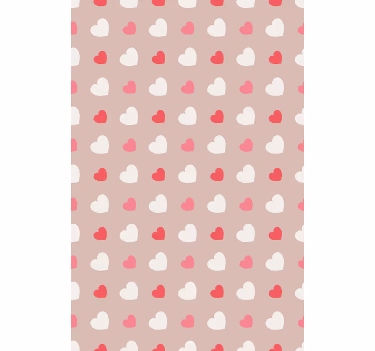Store enrouleur romantique motif beige - TenStickers