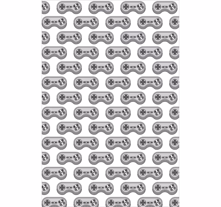 Store enrouleur geek motif de contrôleur gris - TenStickers