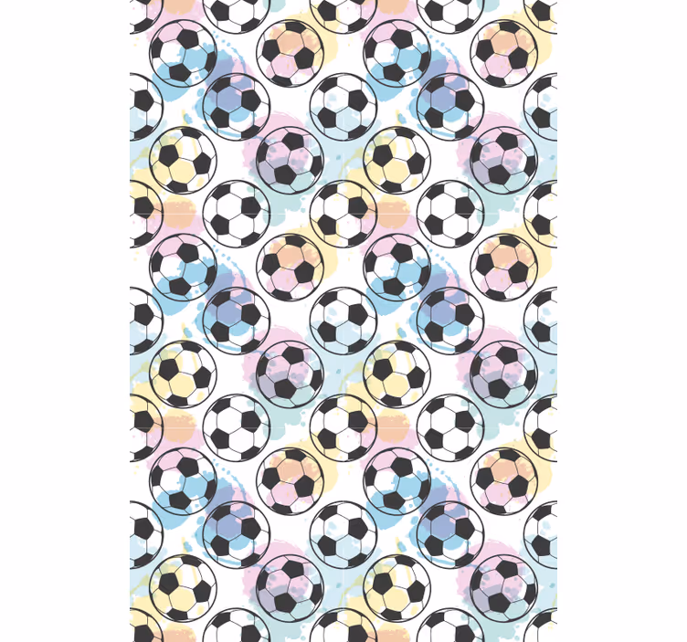 Store enrouleur football boules colorées - TenStickers