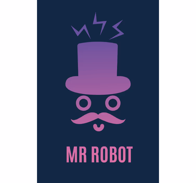 Store enrouleur geek monsieur robot - TenStickers
