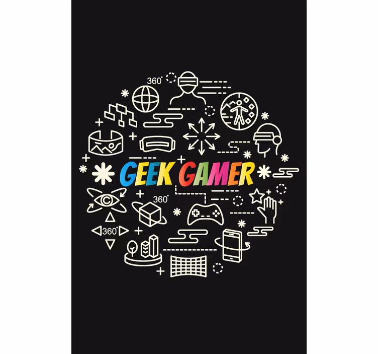 Store enrouleur geek griffonnages de jeu - TenStickers