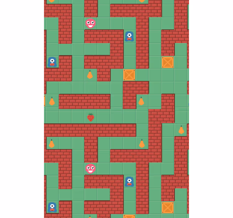 Store enrouleur amusant aventure de créature de labyrinthe - TenStickers