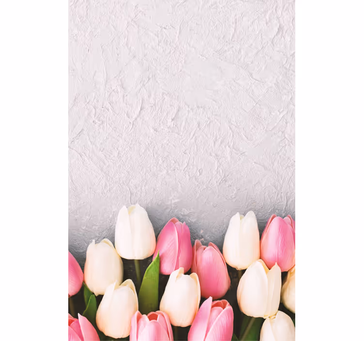 Store enrouleur fleurs et plantes arrangement de tulipes - TenStickers
