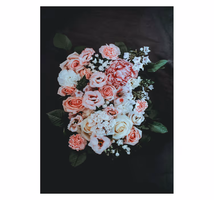 Store enrouleur fleur composition florale fleurie - TenStickers