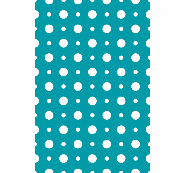Store enrouleur moderne motif à pois bleus - TenStickers