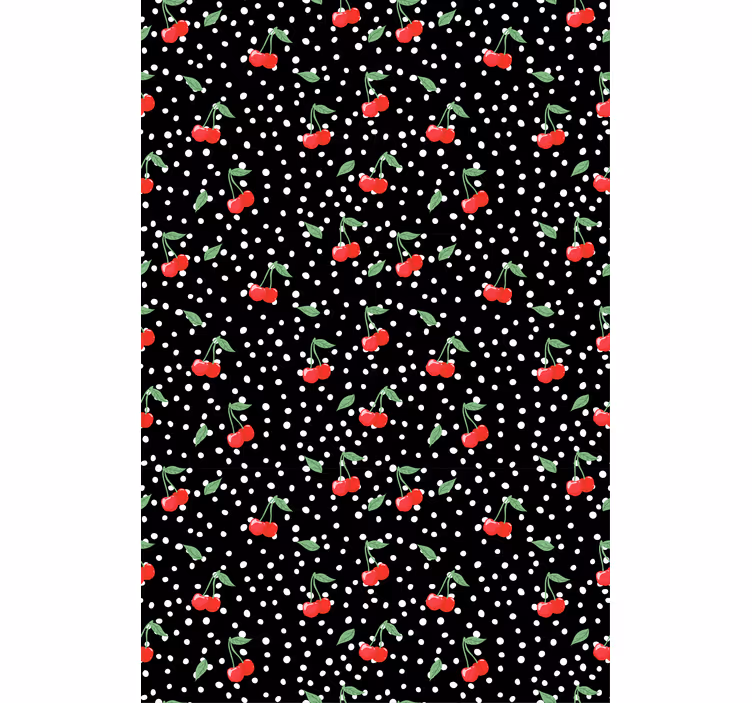 Store enrouleur fruits et légumes thème fleurs de cerisier - TenStickers