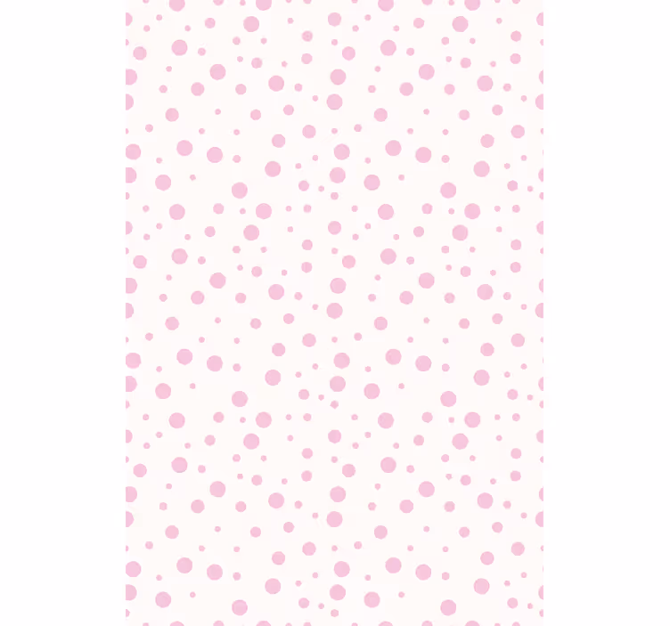 Store enrouleur chambre ado motifs à pois roses - TenStickers