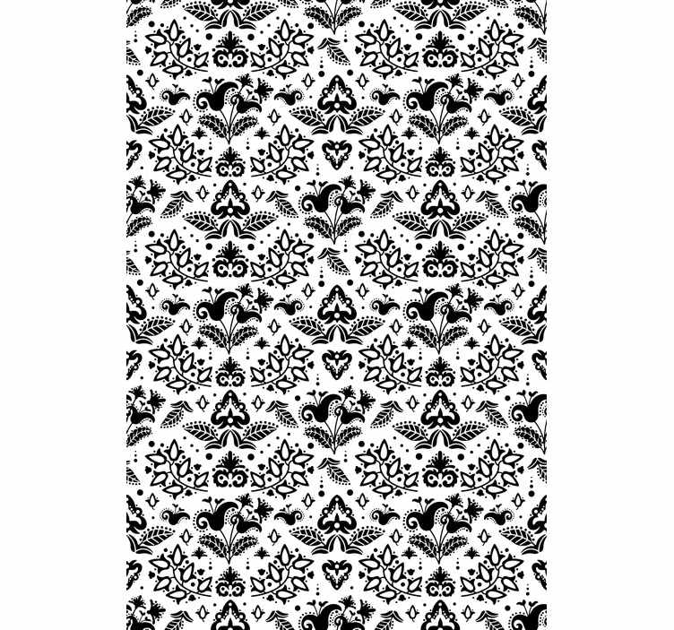 Store enrouleur fleur éléments floraux élégants - TenStickers