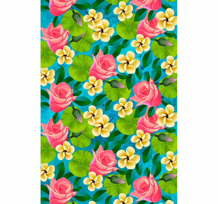 Store enrouleur fleurs et plantes floraisons éclatantes - TenStickers