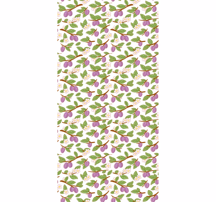 Store enrouleur fruits et légumes motif de fleur de prunier - TenStickers