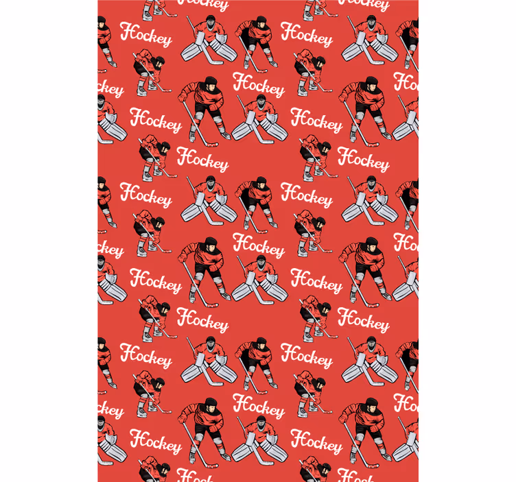 Store enrouleur sport impression de joueurs de hockey - TenStickers