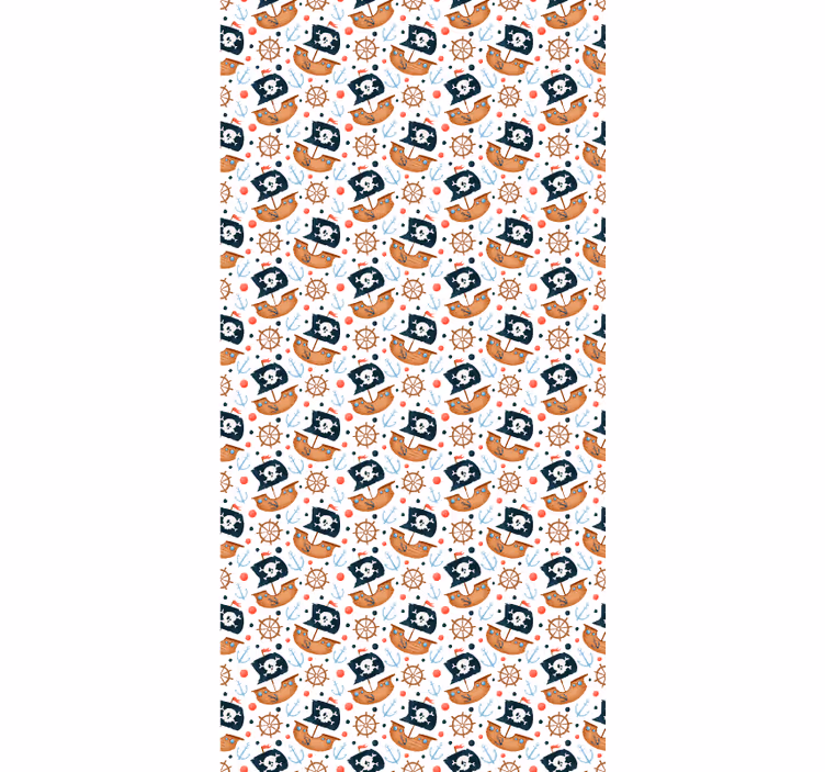 Store enrouleur chambre enfant modèle de bateau pirate - TenStickers