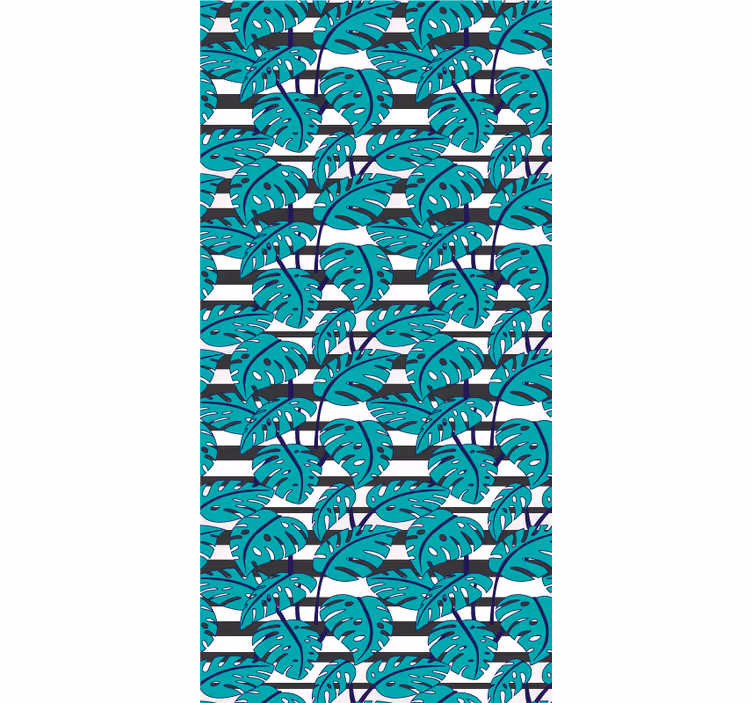 Store enrouleur fleurs et plantes motifs feuillus - TenStickers