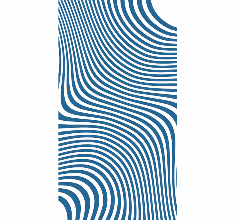 Store enrouleur textures et motifs motif à rayures fluides - TenStickers