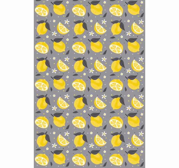 Store enrouleur fruits et légumes motif de tranche de citron - TenStickers
