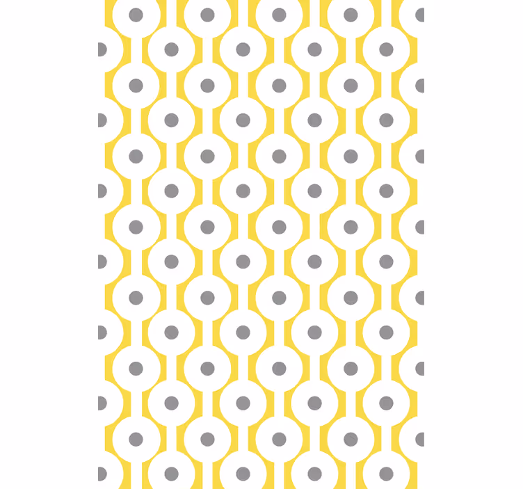 Store enrouleur moderne motif circulaire géométrique - TenStickers