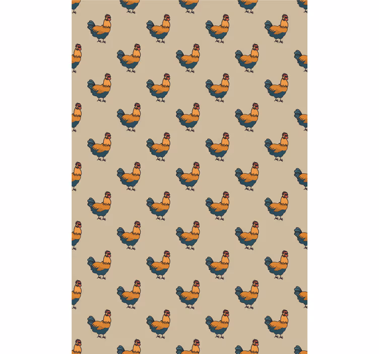 Store enrouleur animaux motif de coq charmant - TenStickers