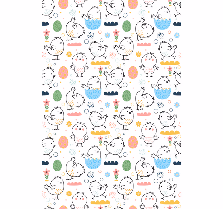 Store enrouleur animaux poussins simples - TenStickers