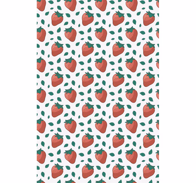 Store enrouleur fruits et légumes motif de fraise fraîche - TenStickers