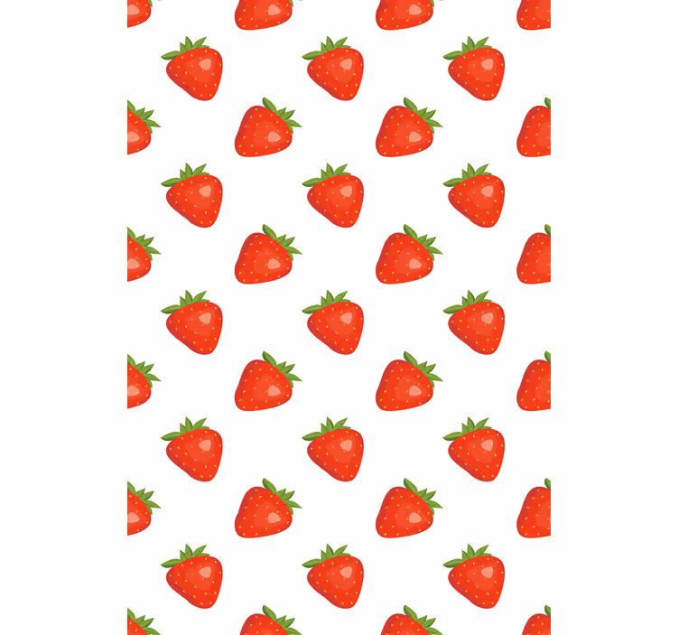 Store enrouleur fruits et légumes motif fraise - TenStickers