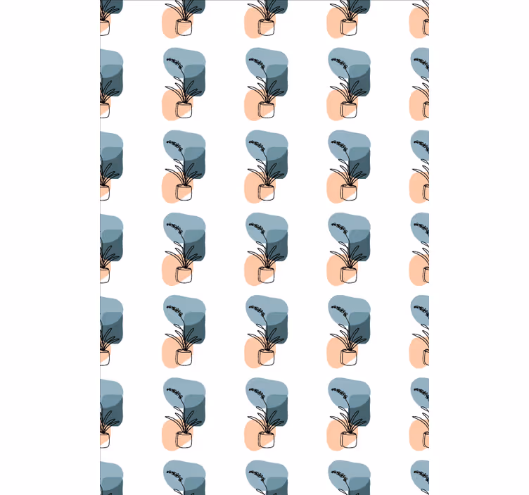 Store enrouleur fleur conception d'orchidées minimalistes - TenStickers