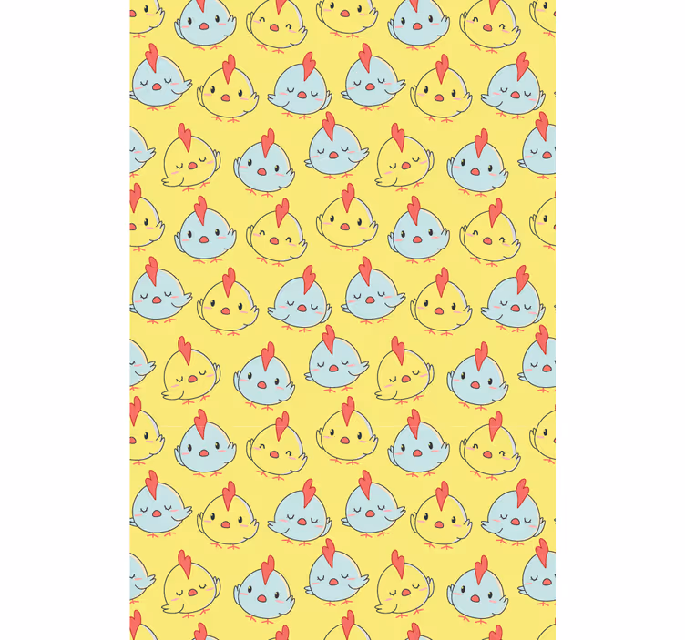 Store enrouleur animaux motif de poussin joyeux - TenStickers