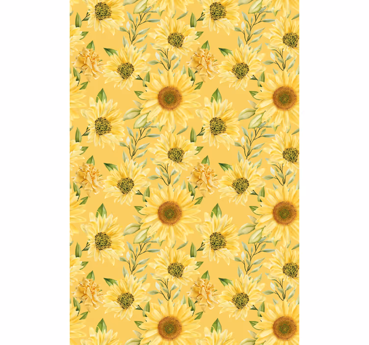 Store enrouleur fleurs et plantes motif tournesols - TenStickers
