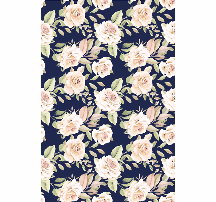 Store enrouleur fleurs et plantes motif floral de rose - TenStickers
