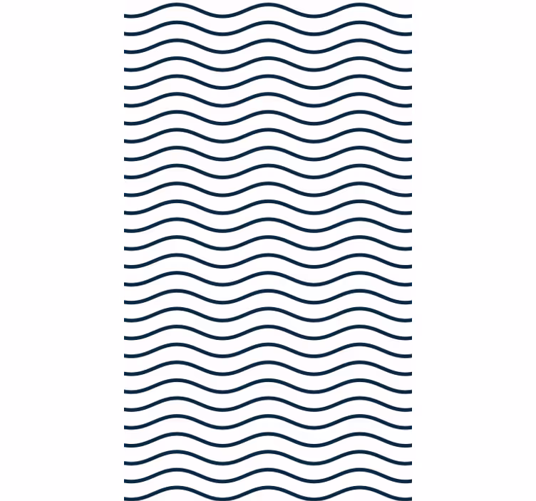 Store enrouleur textures et motifs vagues ondulées - TenStickers