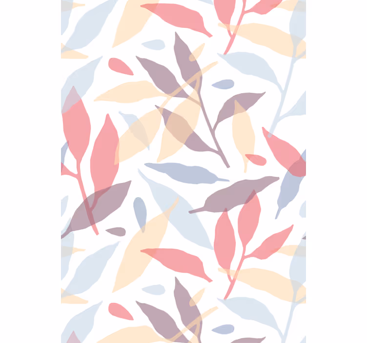 Stores avec plus de fleurs et de plantes sticker de feuilles colo - TenStickers