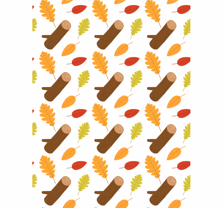 Store enrouleur fleurs et plantes motif feuilles d'automne - TenStickers