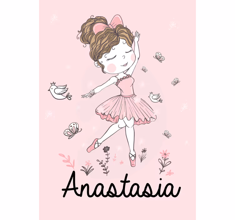 Stores personalisables Fille de danse nordique - TenStickers