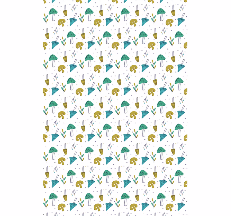 Store enrouleur  cuisine champignons motif - TenStickers