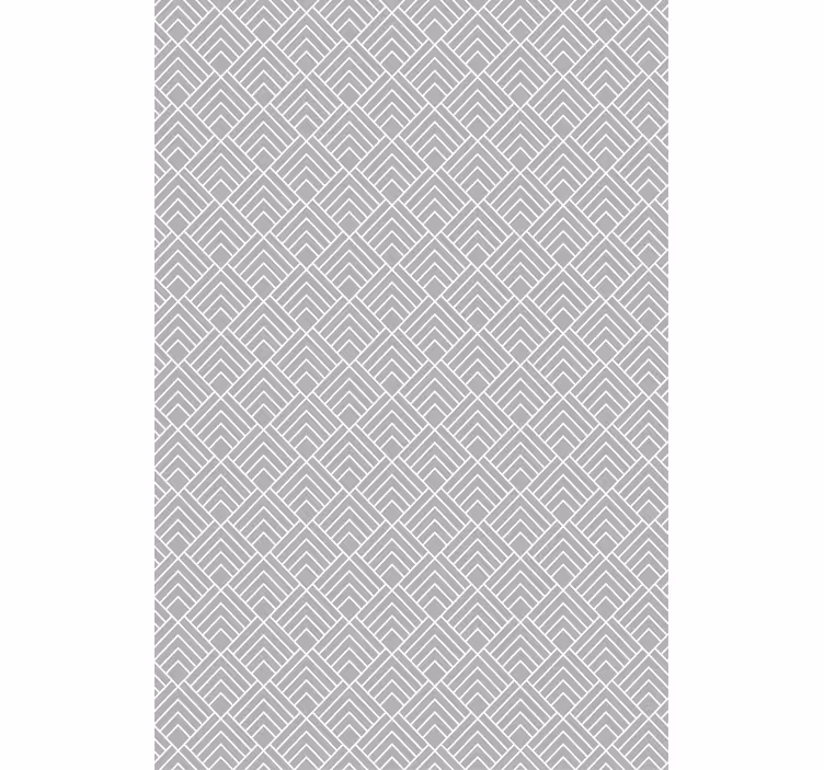 Store cuisine nordiques Lignes gris clair en zigzag - TenStickers