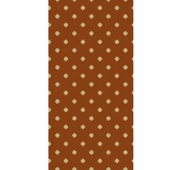 Store enrouleur chambre enfant motif simple marron - TenStickers