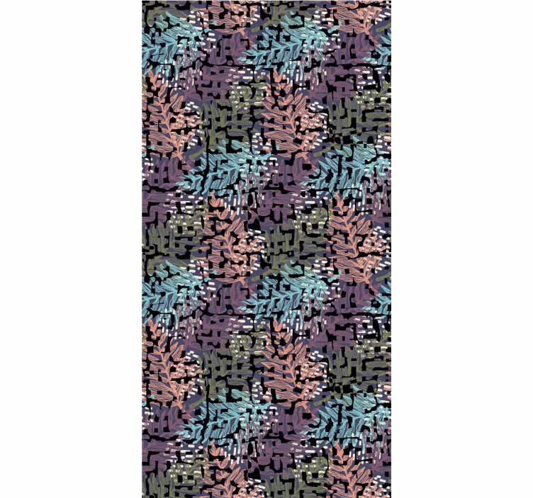 Store enrouleur fleurs et plantes motif feuillage - TenStickers