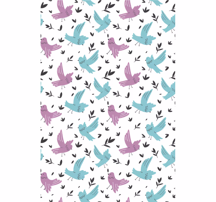 Store enrouleur animaux motif aviaire vibrant - TenStickers