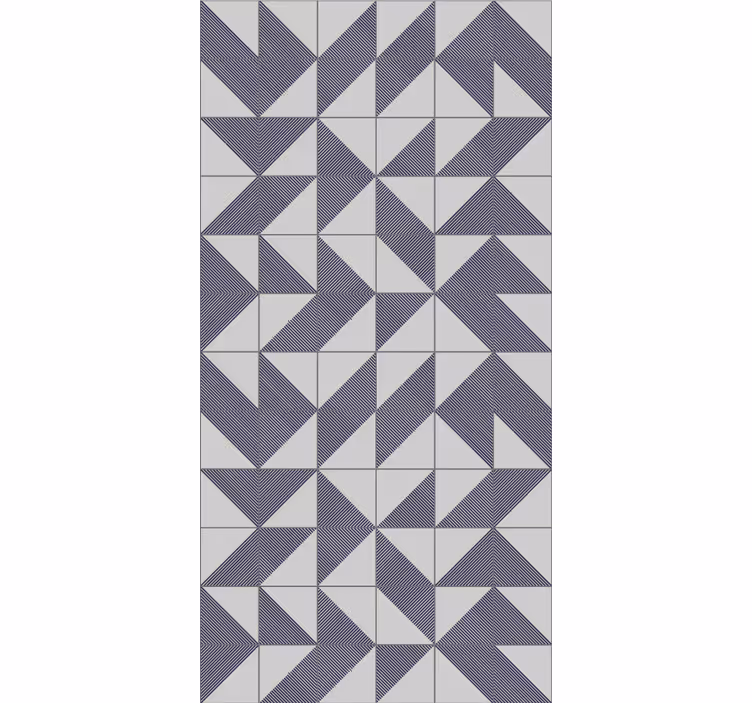 Store enrouleur moderne harmonie à motifs géométriques - TenStickers