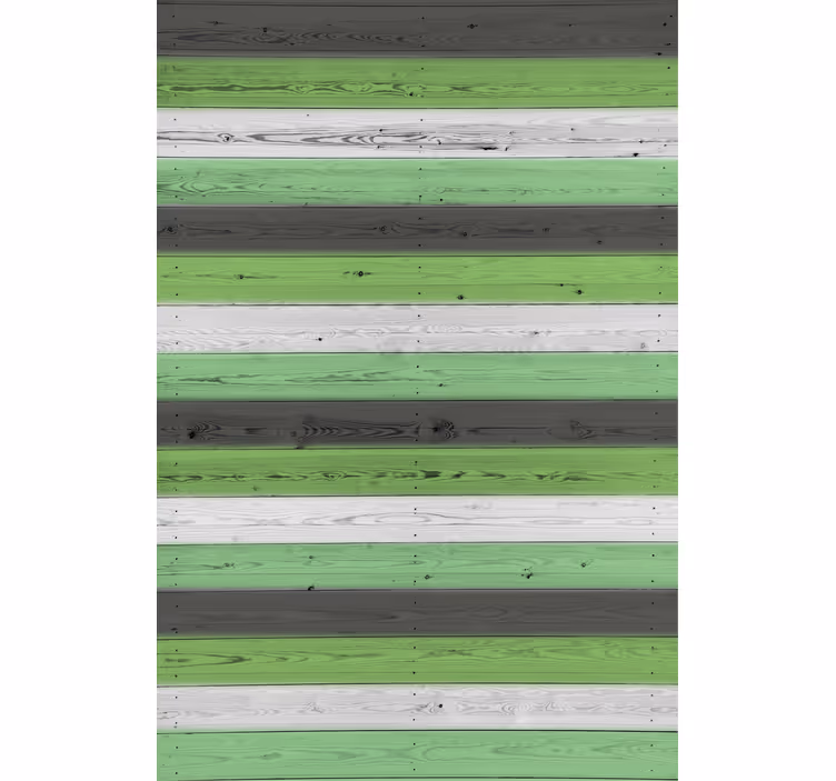 Store enrouleur textures et motifs motif à rayures vertes - TenStickers