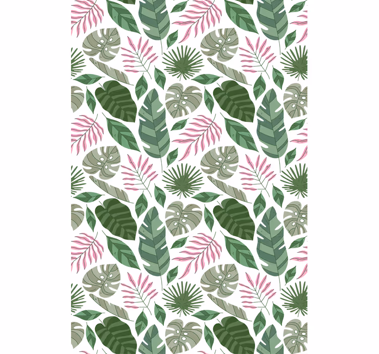 Store enrouleur salon thème de verdure tropicale - TenStickers