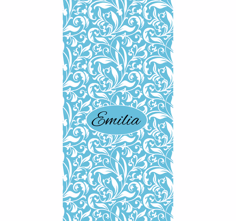 Store enrouleur fleur motif floral personnalisé - TenStickers