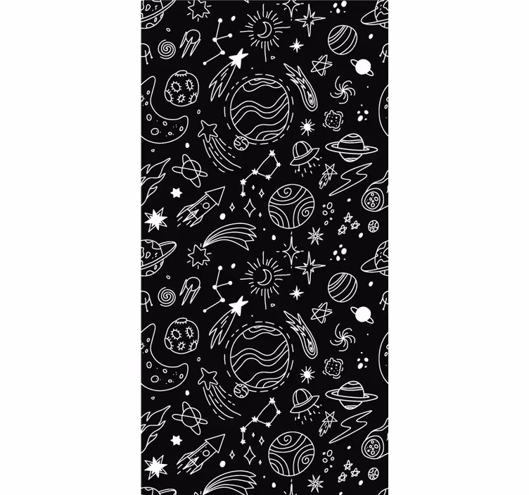 Store enrouleur geek thème de l'exploration spatiale - TenStickers