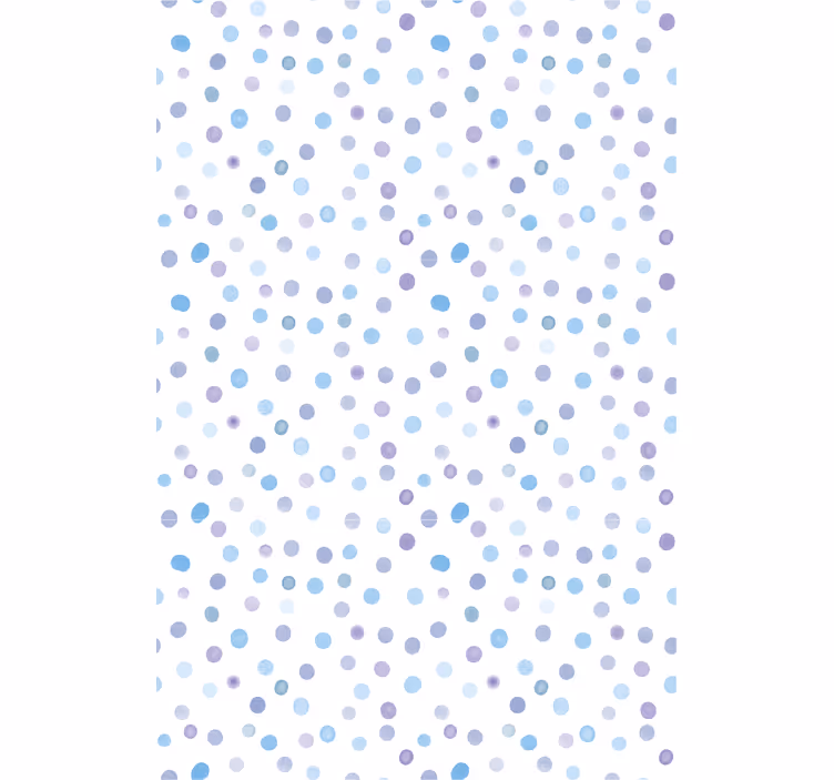 Store enrouleur textures et motifs pois bleus - TenStickers