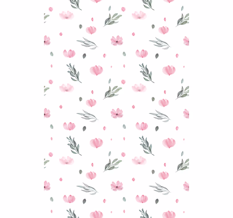 Store enrouleur cuisine thème floral délicat - TenStickers