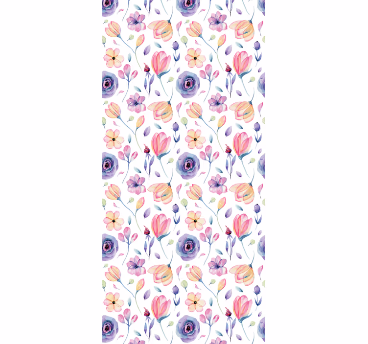 Store enrouleur fleurs et plantes design bouquet floral - TenStickers
