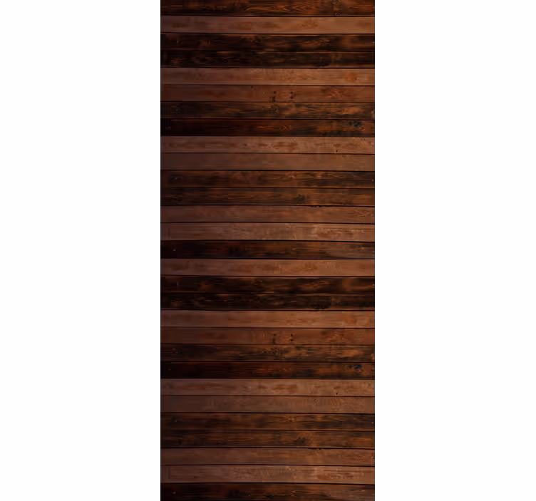 Store enrouleur rustique motif de lattes en bois - TenStickers