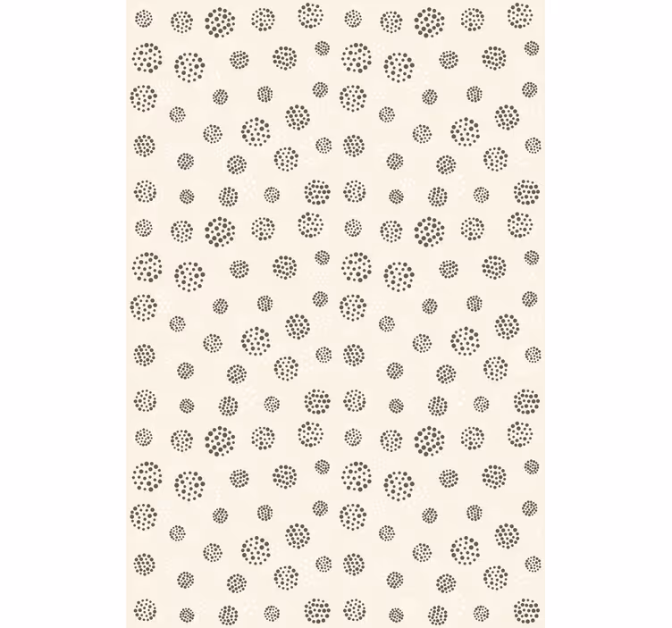 Store enrouleur chambre couple motif circulaire tacheté - TenStickers
