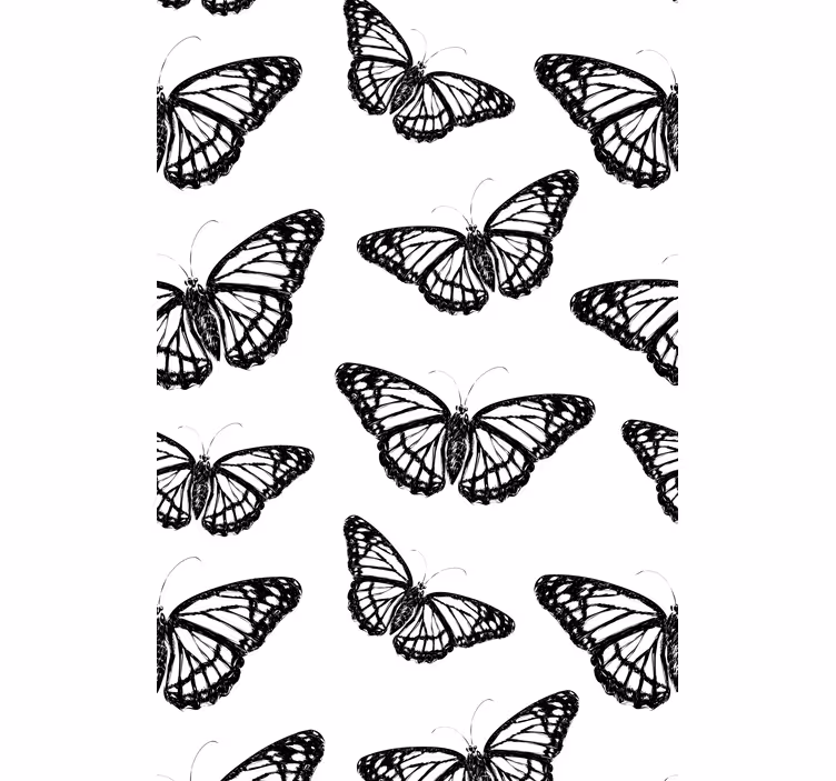 Store enrouleur papillons ailes de monarque frappantes - TenStickers